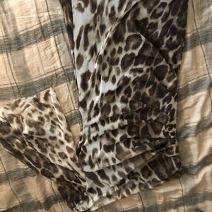 Cheetah pattern dress